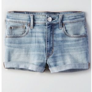 AE HIGH-WAISTED DENIM SHORT SHORT